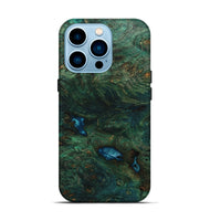 iPhone 14 Pro Wood Live Edge Phone Case - Dorene (Wood Burl, 801518)