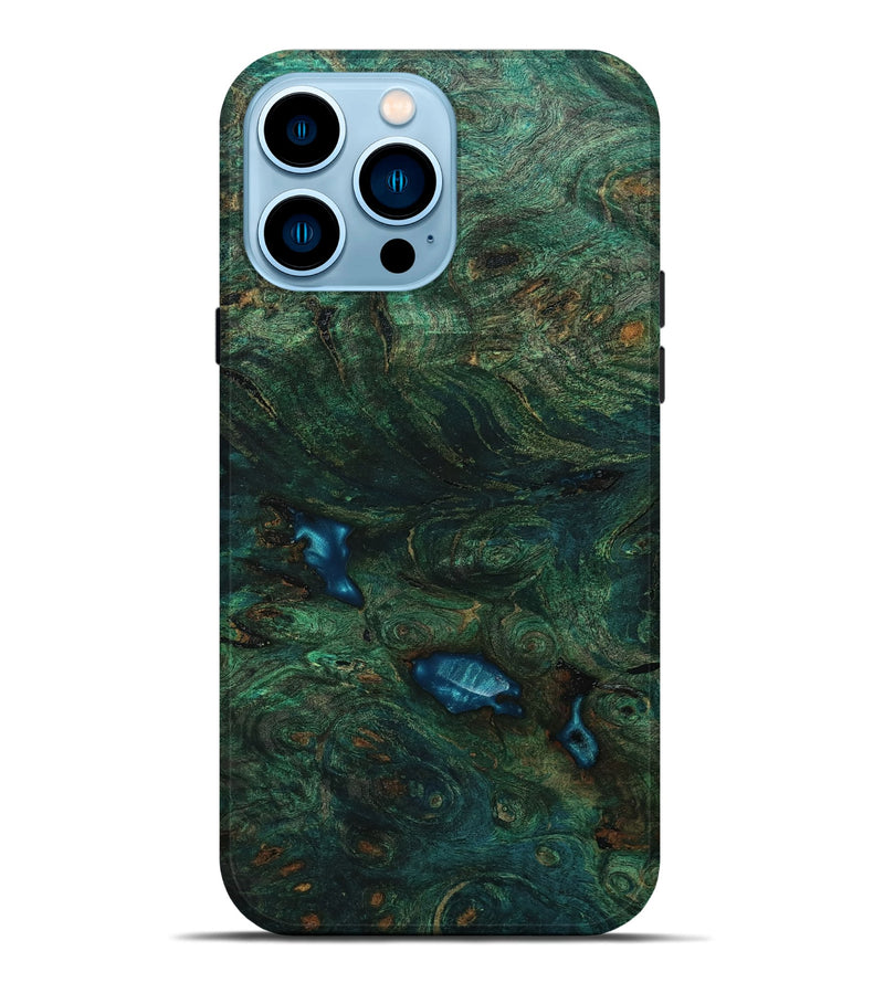 iPhone 14 Pro Max Wood Live Edge Phone Case - Dorene (Wood Burl, 801518)