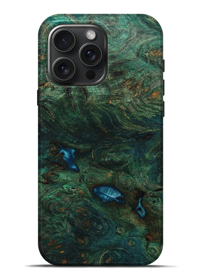 iPhone 16 Pro Max Wood Live Edge Phone Case - Dorene (Wood Burl, 801518)