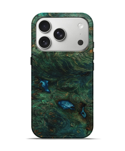 iPhone 17 Pro Wood Live Edge Phone Case - Dorene (Wood Burl, 801518)