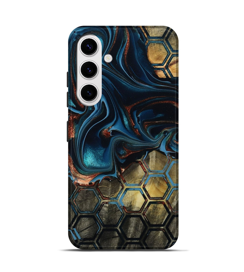 Galaxy S25 Wood Live Edge Phone Case - Vena (Pattern, 801519)