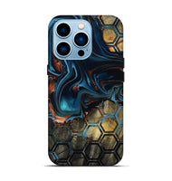 iPhone 14 Pro Wood Live Edge Phone Case - Vena (Pattern, 801519)