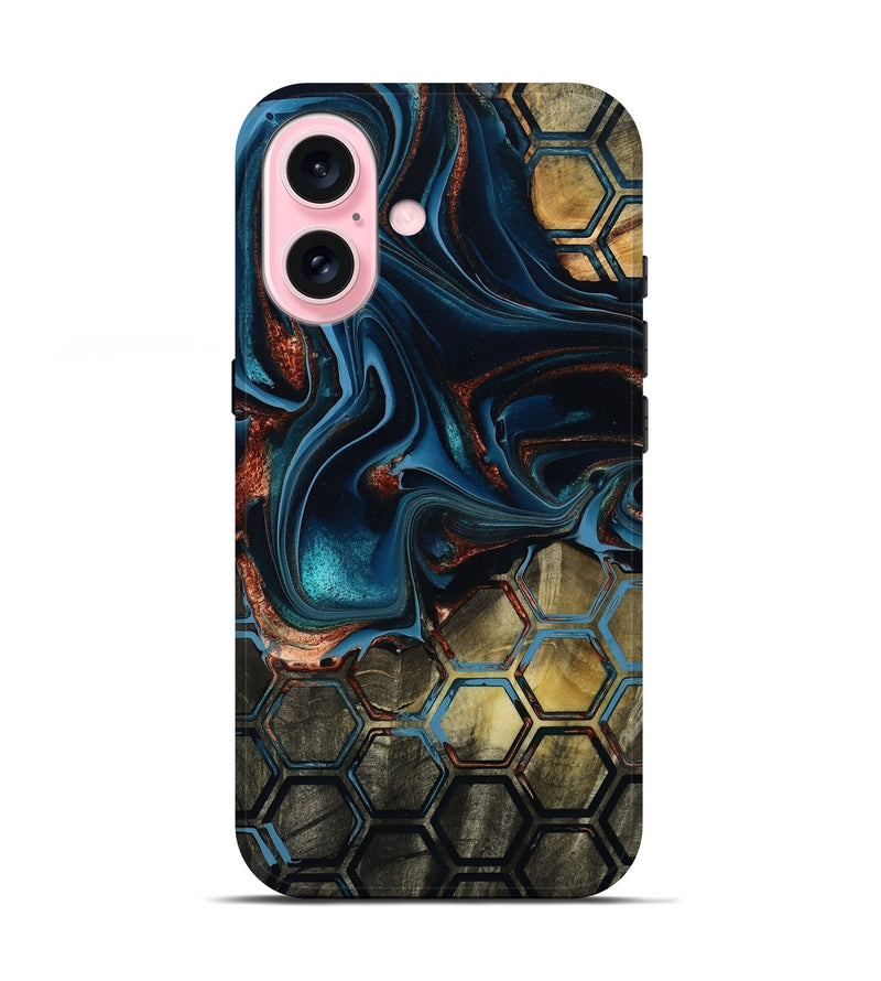 iPhone 17 Wood Live Edge Phone Case - Vena (Pattern, 801519)