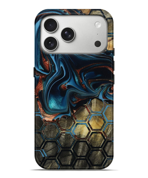 iPhone 17 Pro Max Wood Live Edge Phone Case - Vena (Pattern, 801519)