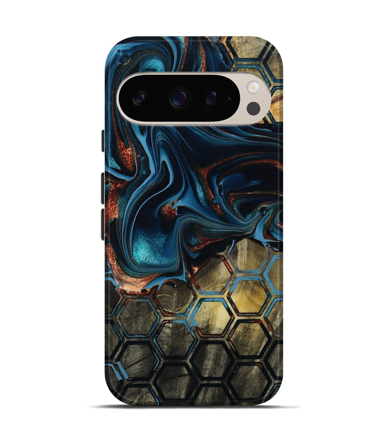 Pixel 9 Pro Wood Live Edge Phone Case - Vena (Pattern, 801519)