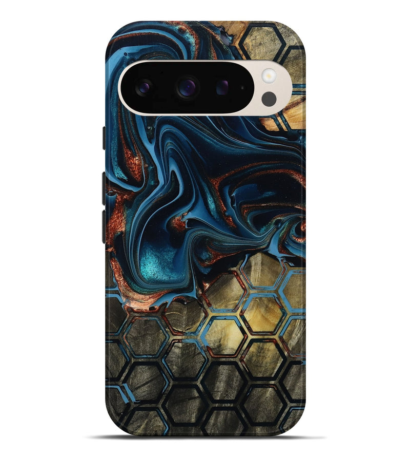 Pixel 9 Pro XL Wood Live Edge Phone Case - Vena (Pattern, 801519)