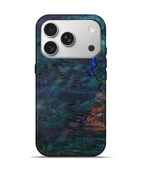 iPhone 17 Pro Wood Live Edge Phone Case - Dorotha (Wood Burl, 801520)