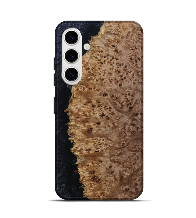 Galaxy S25 Wood Live Edge Phone Case - Ernest (Wood Burl, 801521)