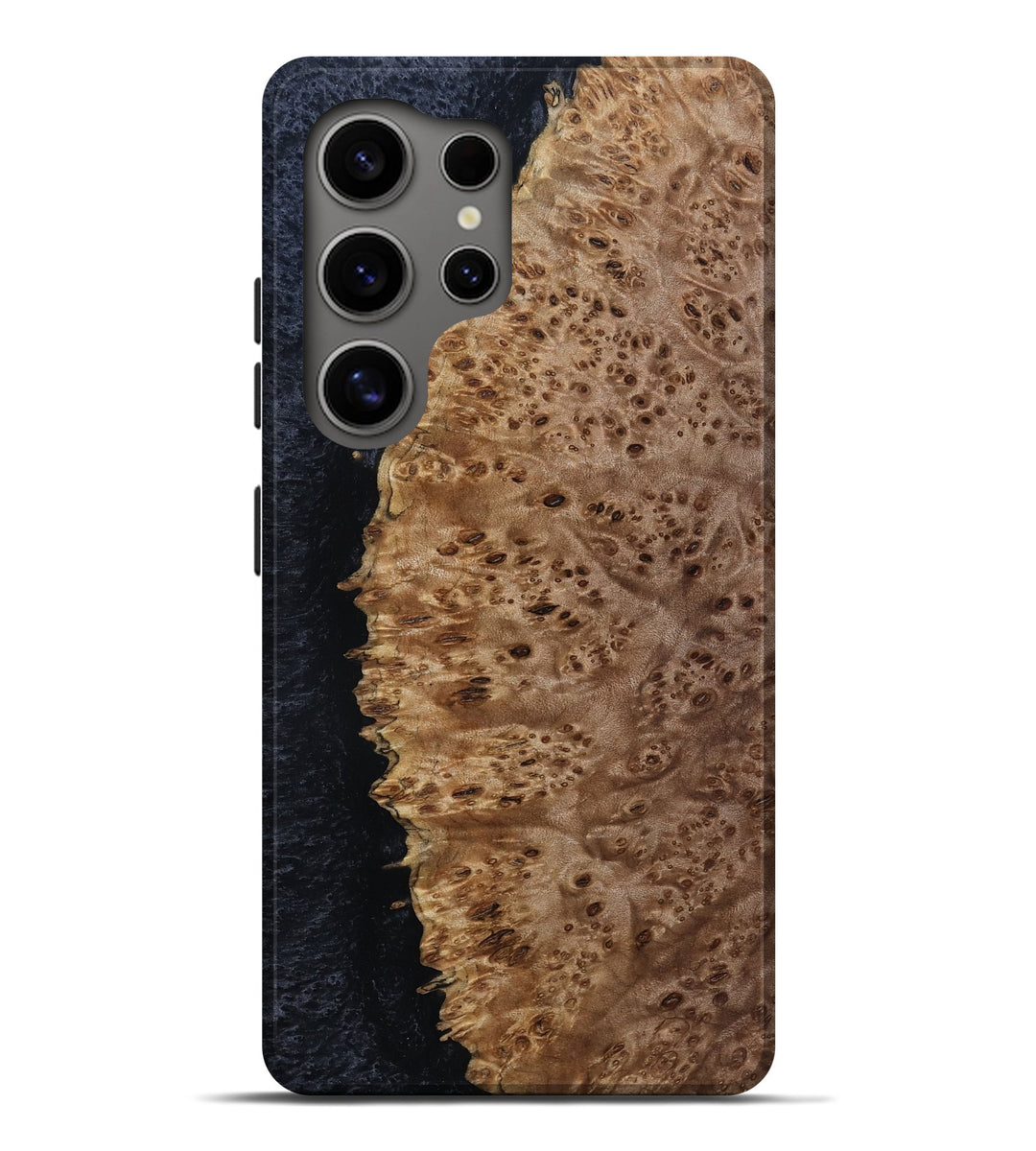 Galaxy S25 Ultra Wood Live Edge Phone Case - Ernest (Wood Burl, 801521)