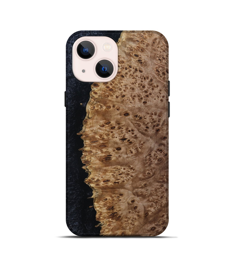 iPhone 13 mini Wood Live Edge Phone Case - Ernest (Wood Burl, 801521)