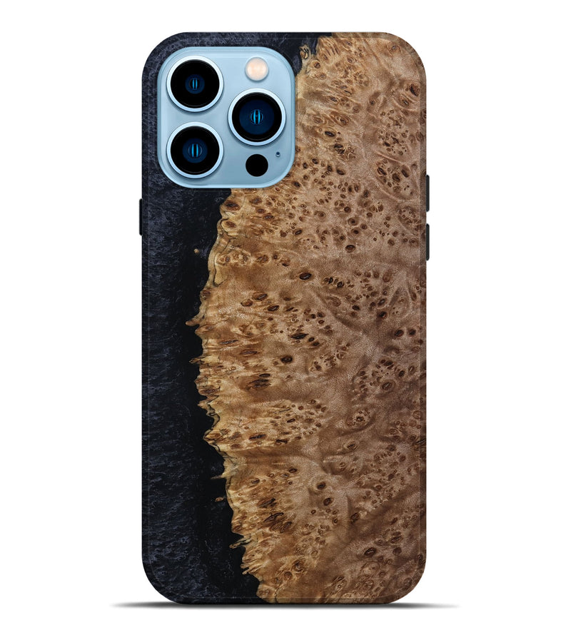 iPhone 14 Pro Max Wood Live Edge Phone Case - Ernest (Wood Burl, 801521)
