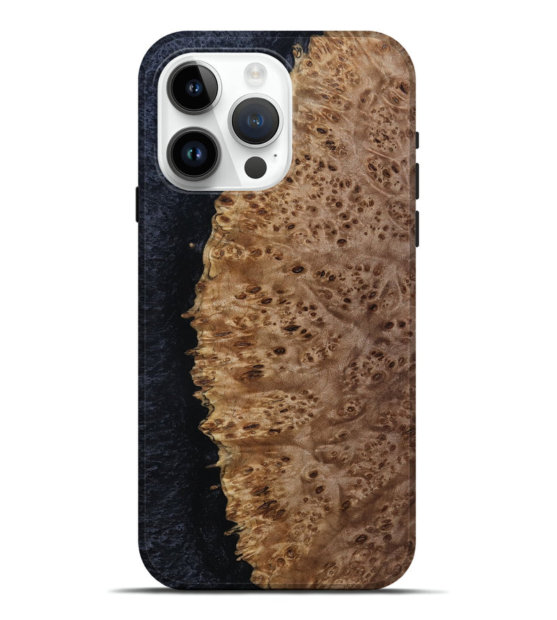 iPhone 15 Pro Max Wood Live Edge Phone Case - Ernest (Wood Burl, 801521)