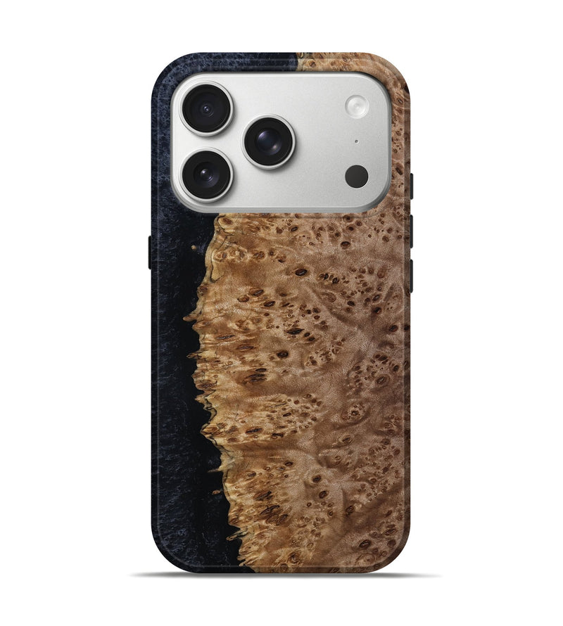 iPhone 17 Pro Wood Live Edge Phone Case - Ernest (Wood Burl, 801521)