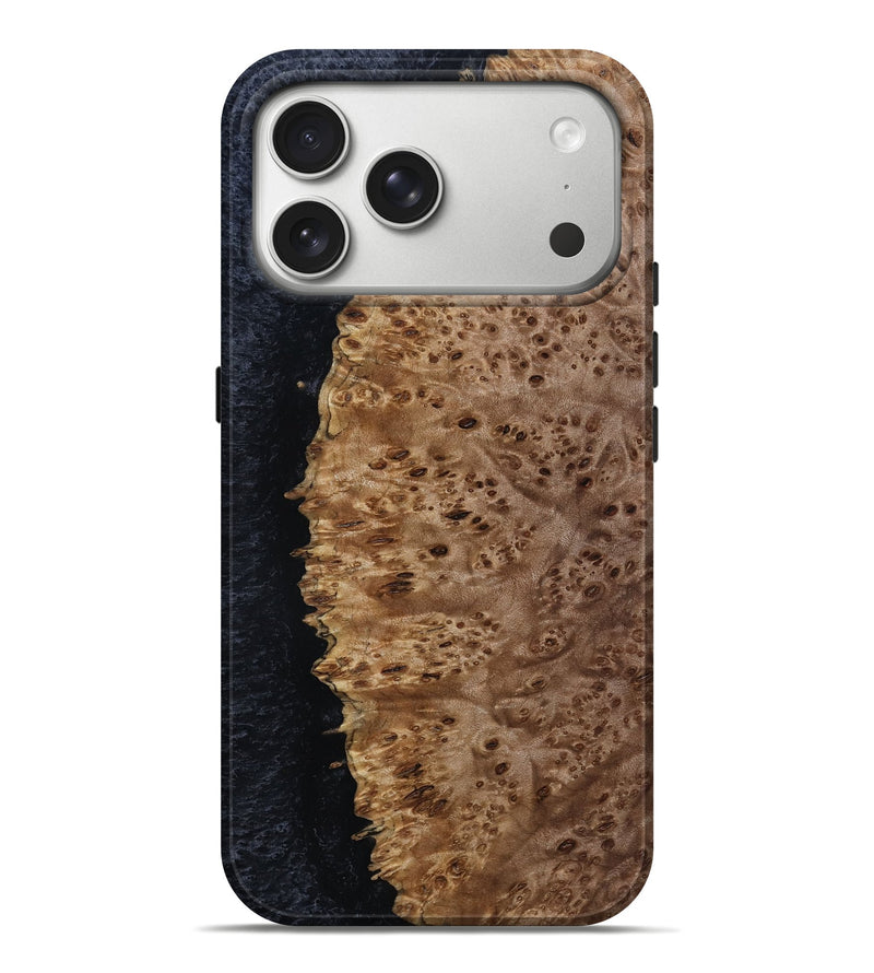 iPhone 17 Pro Max Wood Live Edge Phone Case - Ernest (Wood Burl, 801521)