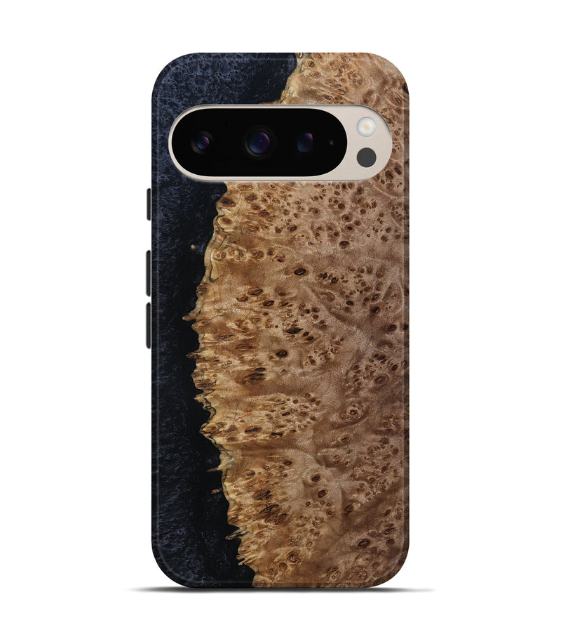 Pixel 9 Pro Wood Live Edge Phone Case - Ernest (Wood Burl, 801521)