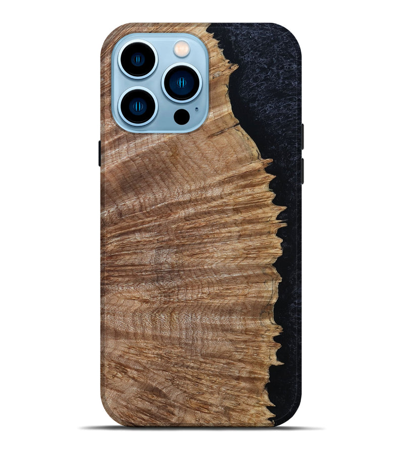 iPhone 14 Pro Max Wood Live Edge Phone Case - Otho (Wood Burl, 801523)