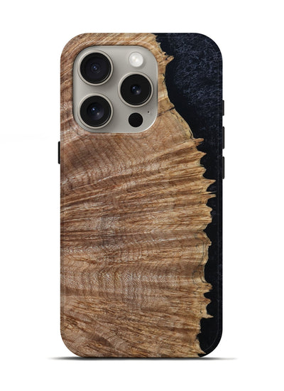 iPhone 16 Pro Wood Live Edge Phone Case - Otho (Wood Burl, 801523)