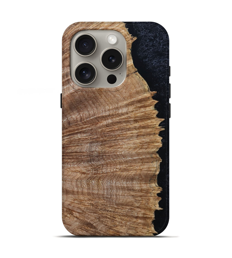 iPhone 16 Pro Wood Live Edge Phone Case - Otho (Wood Burl, 801523)