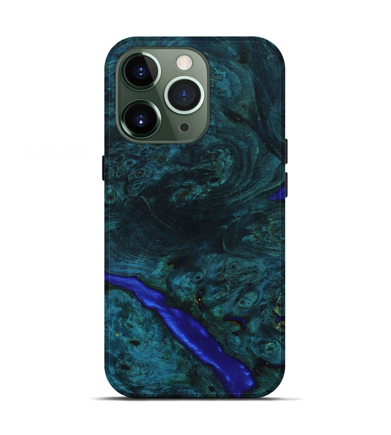 iPhone 13 Pro Wood Live Edge Phone Case - Lu (Wood Burl, 801524)