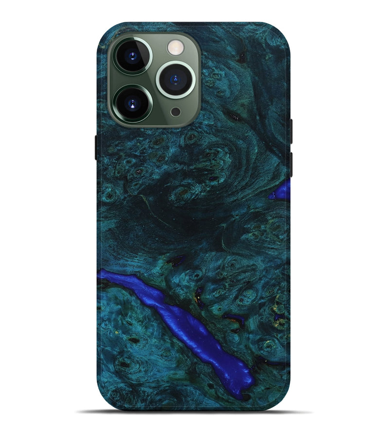 iPhone 13 Pro Max Wood Live Edge Phone Case - Lu (Wood Burl, 801524)