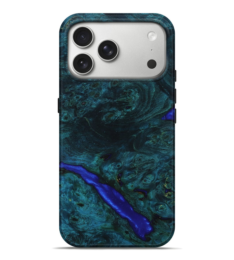 iPhone 17 Pro Max Wood Live Edge Phone Case - Lu (Wood Burl, 801524)