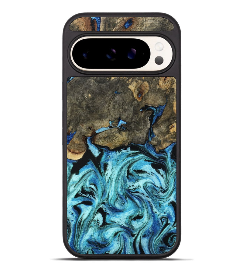 Pixel 9 Pro XL Wood Phone Case - Megan (Blue, 801526)