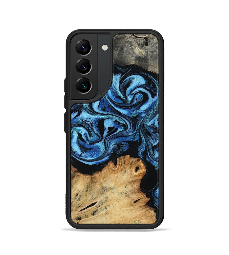 Galaxy S22 Wood Phone Case - Nixon (Blue, 801528)