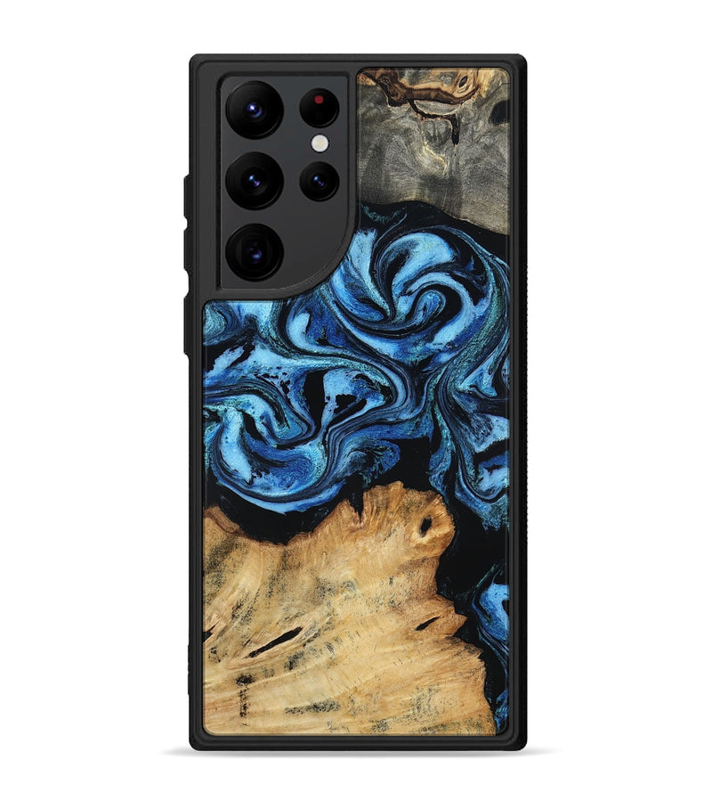 Galaxy S22 Ultra Wood Phone Case - Nixon (Blue, 801528)