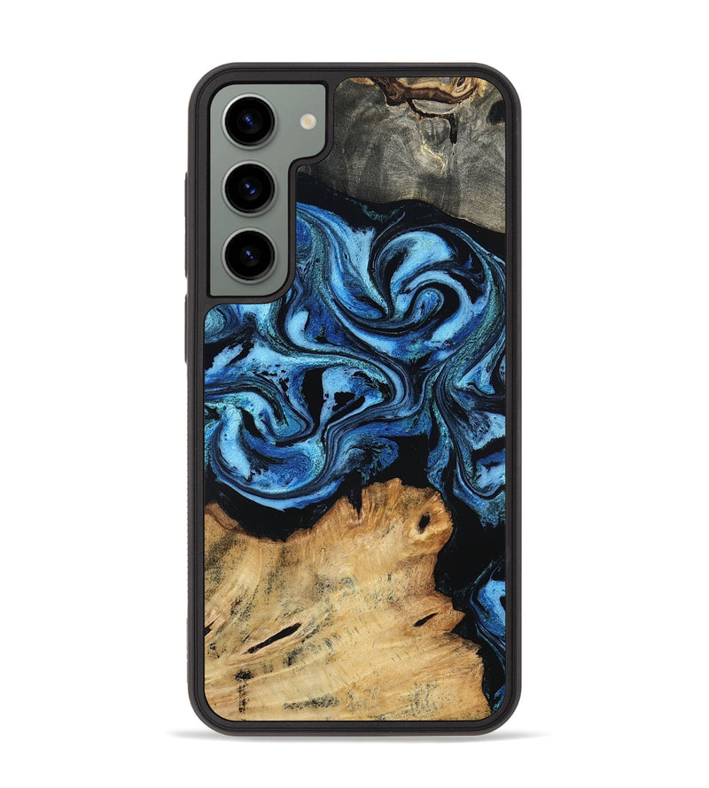 Galaxy S23 Plus Wood Phone Case - Nixon (Blue, 801528)