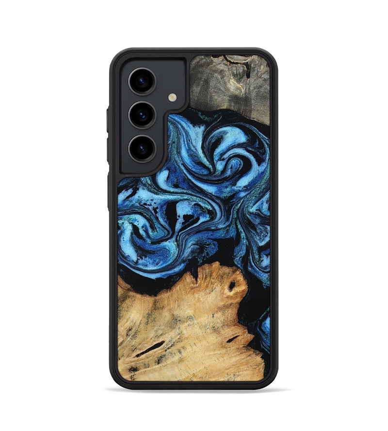 Galaxy S24 Wood Phone Case - Nixon (Blue, 801528)