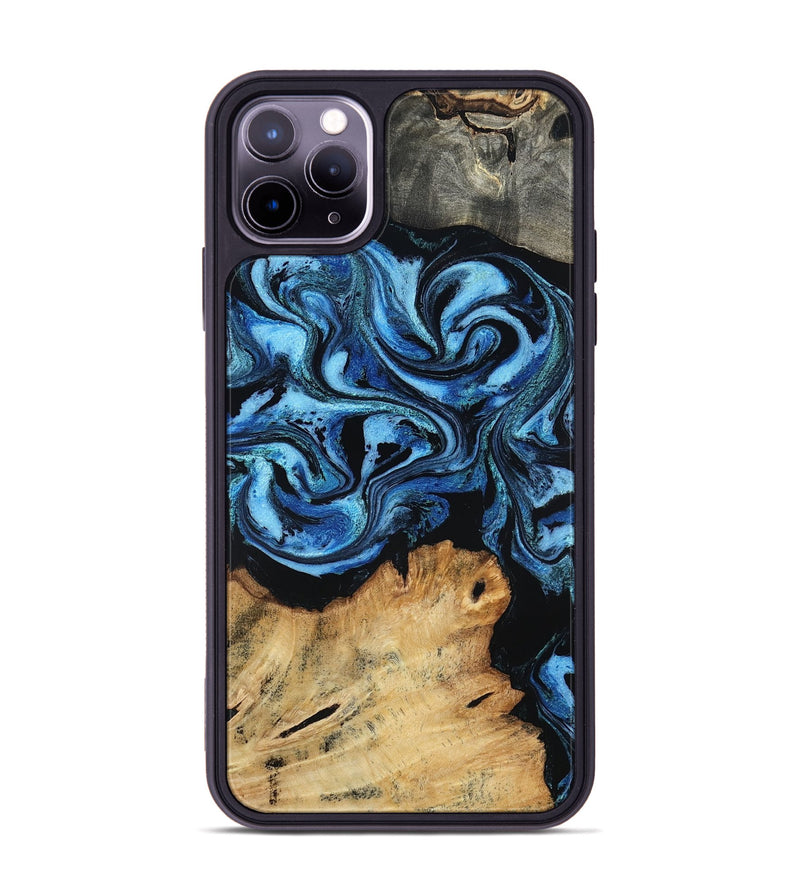iPhone 11 Pro Max Wood Phone Case - Nixon (Blue, 801528)