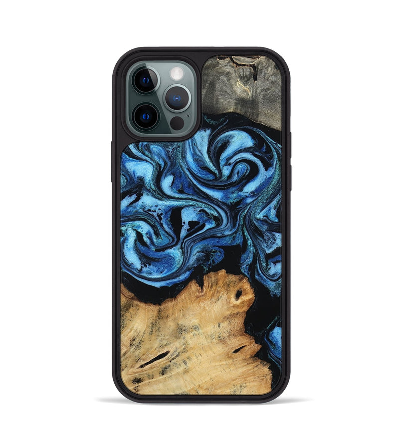 iPhone 12 Pro Wood Phone Case - Nixon (Blue, 801528)