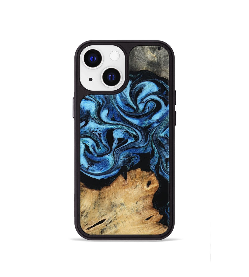iPhone 13 mini Wood Phone Case - Nixon (Blue, 801528)