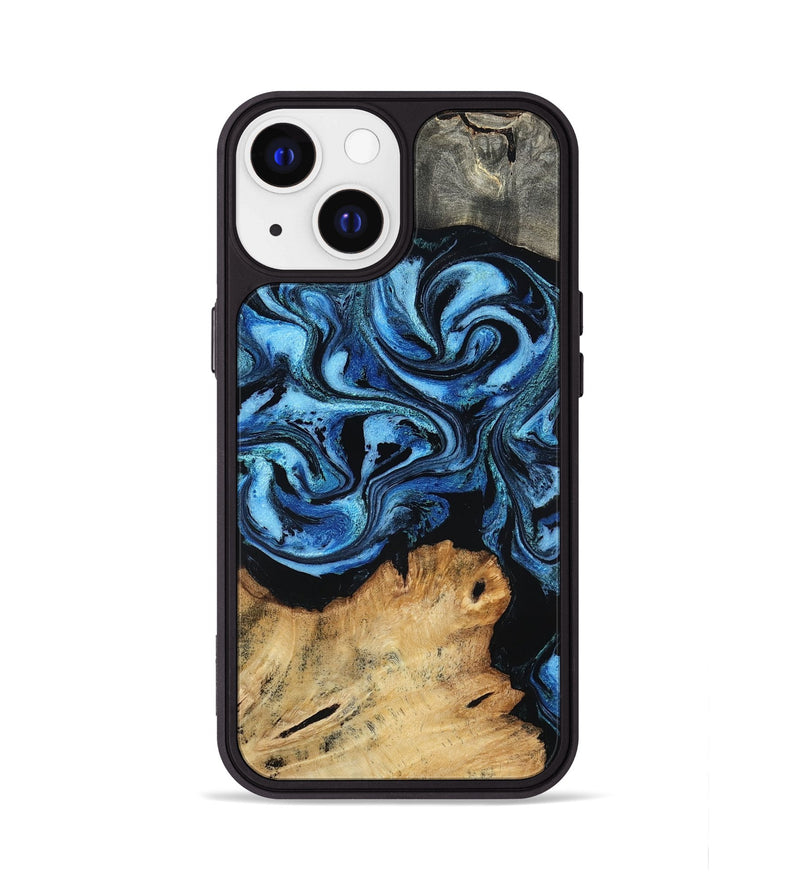 iPhone 13 Wood Phone Case - Nixon (Blue, 801528)
