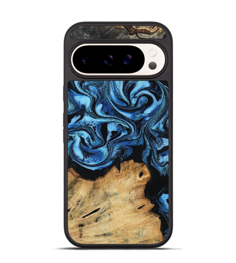 Pixel 9 Wood Phone Case - Nixon (Blue, 801528)