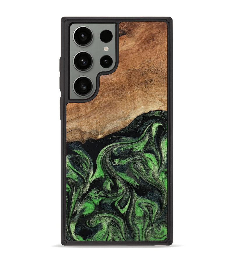 Galaxy S23 Ultra Wood Phone Case - Alannah (Green, 801531)