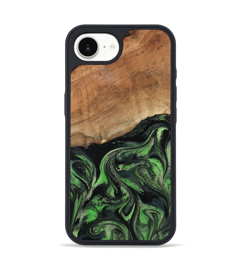 iPhone 16e Wood Phone Case - Alannah (Green, 801531)