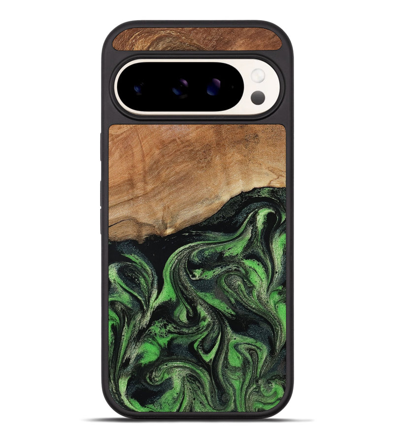 Pixel 9 Pro XL Wood Phone Case - Alannah (Green, 801531)