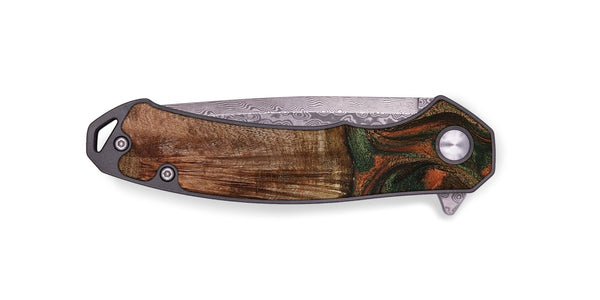 EDC Wood Pocket Knife - Justus (Green, 801532)