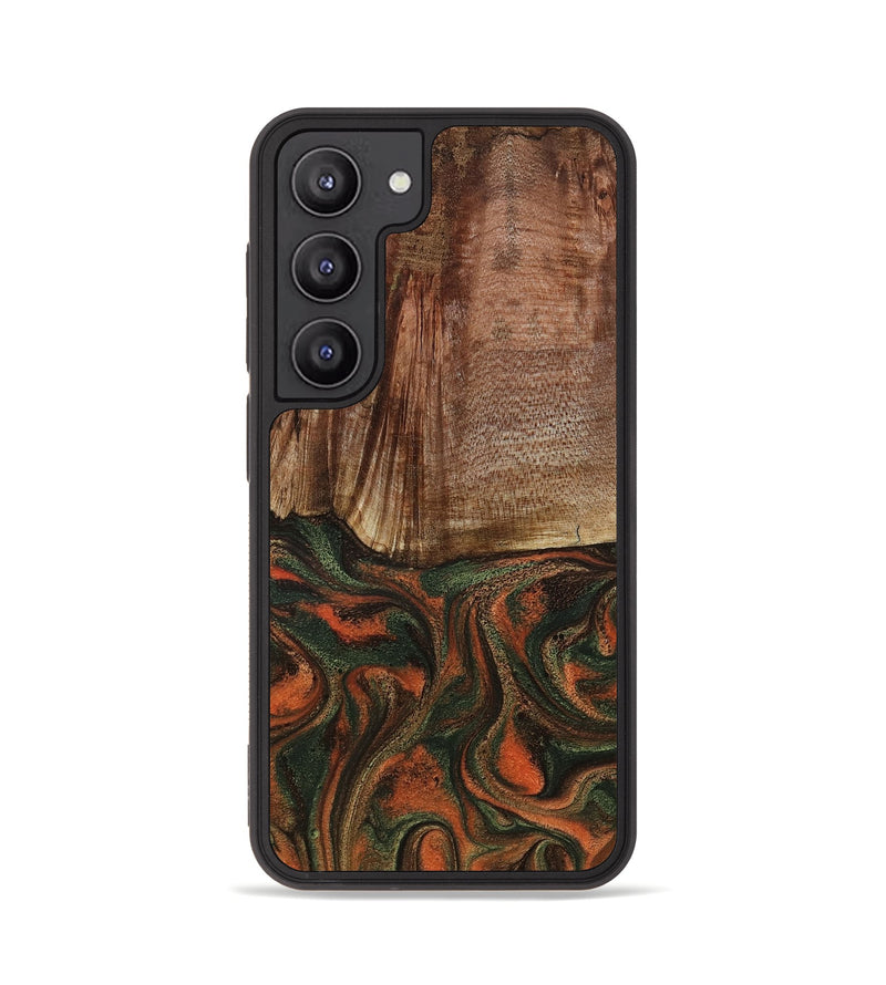 Galaxy S23 Wood Phone Case - Justus (Green, 801532)