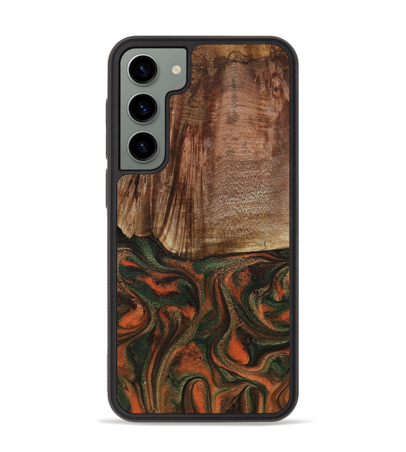 Galaxy S23 Plus Wood Phone Case - Justus (Green, 801532)