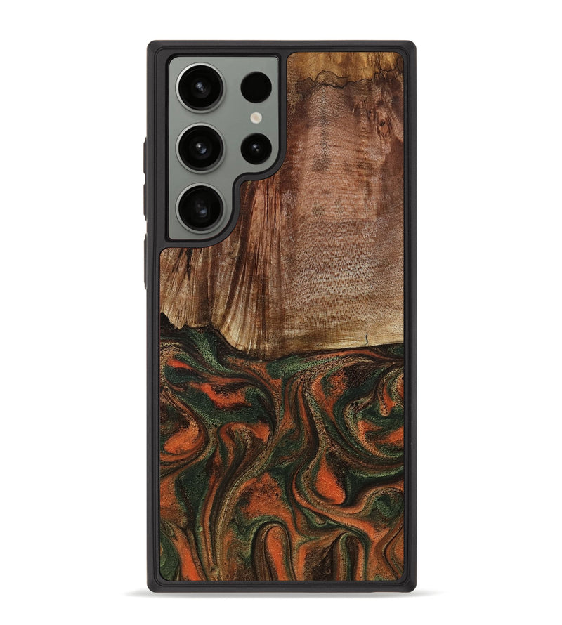 Galaxy S23 Ultra Wood Phone Case - Justus (Green, 801532)