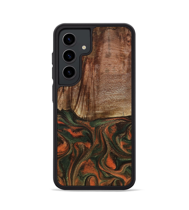 Galaxy S24 Wood Phone Case - Justus (Green, 801532)