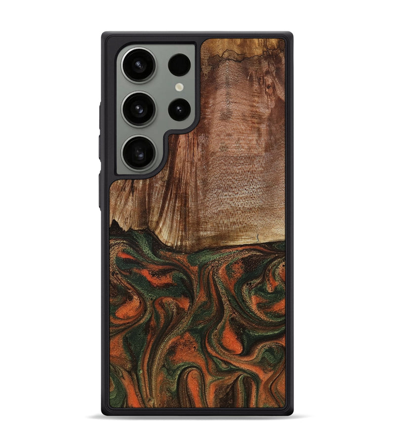 Galaxy S24 Ultra Wood Phone Case - Justus (Green, 801532)