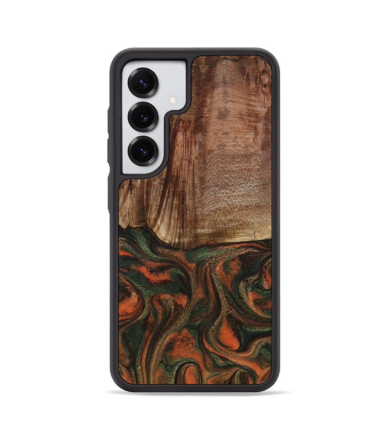 Galaxy S25 Wood Phone Case - Justus (Green, 801532)