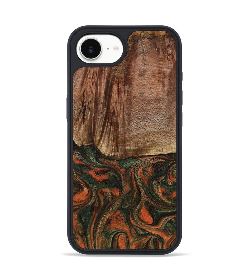 iPhone 16e Wood Phone Case - Justus (Green, 801532)