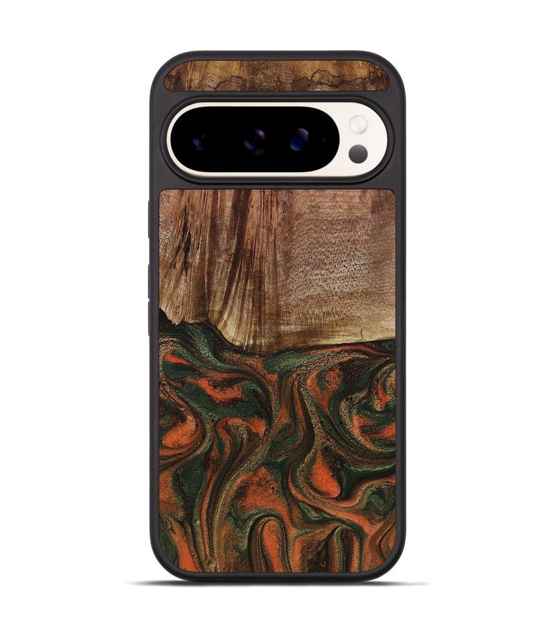 Pixel 9 Pro Wood Phone Case - Justus (Green, 801532)