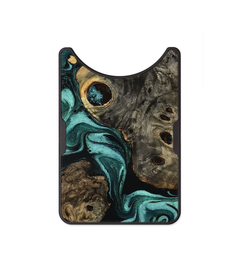 Alloy Wood Wallet - Laney (Green, 801535)