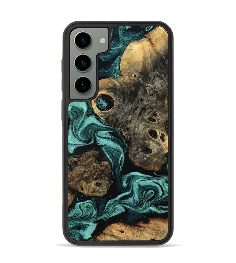 Galaxy S23 Plus Wood Phone Case - Laney (Green, 801535)