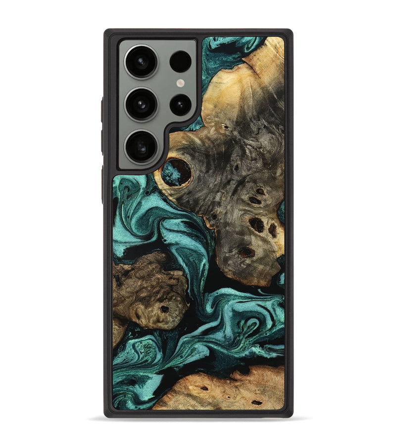 Galaxy S23 Ultra Wood Phone Case - Laney (Green, 801535)